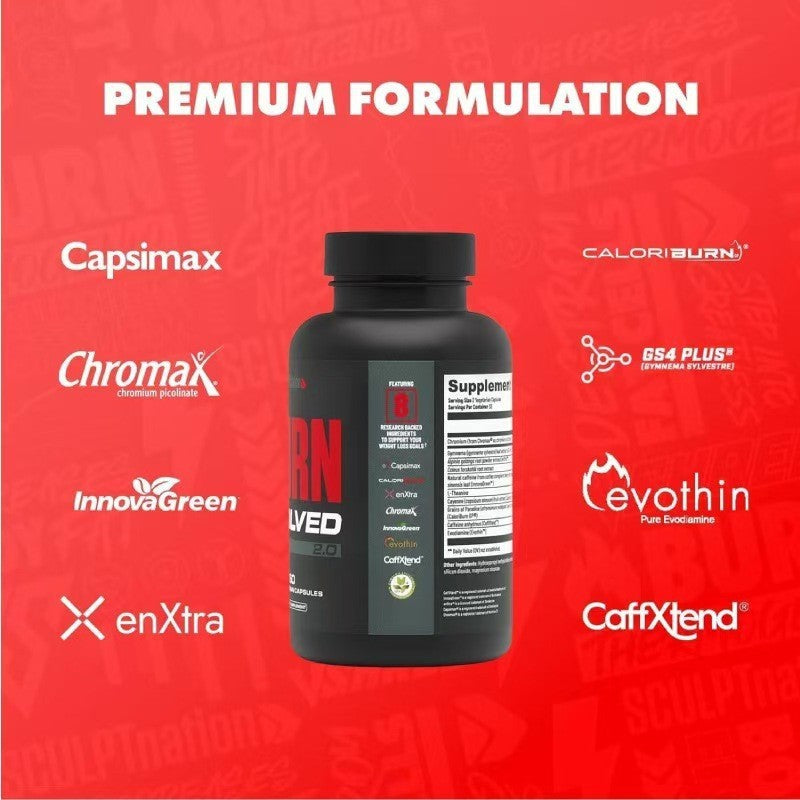 Sculptnation Evolved Thermogenic Fat Burner - Advanced Weight Loss Aid