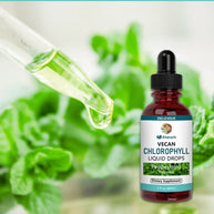 Sinpuyle Vegan Chlorophyll Liquid Drops,Peppermint Flavored,1Bottle 2fl oz 60ml