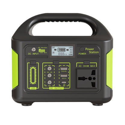 300W Portable Power Station 220V LiFePO4 Solar Generator for Outdoor