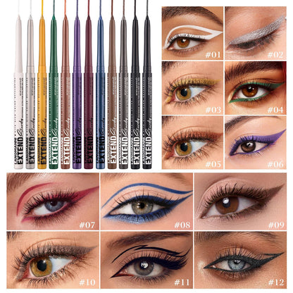 Waterproof Auto Eyeliner Pencil Long Lasting Smudge-proof Rotating Eye Liner