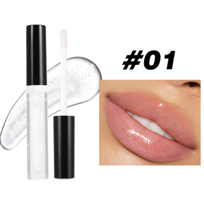 Lip Gloss Pearlescent Lip Glaze - Long-Lasting, Hydrating Liquid Lipstick