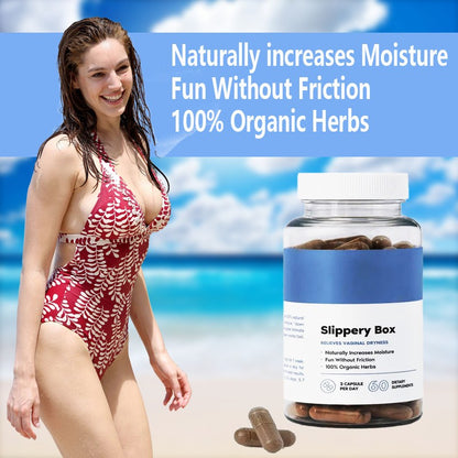 Chlorophyll Slippery Elm Capsules 60ct for Hydration Digestive & Skin Health