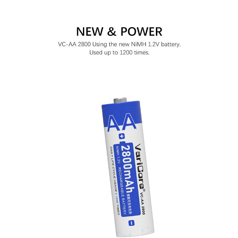 VariCore 1.2V Ni-MH AA 2800mAh High Capacity Rechargeable Battery