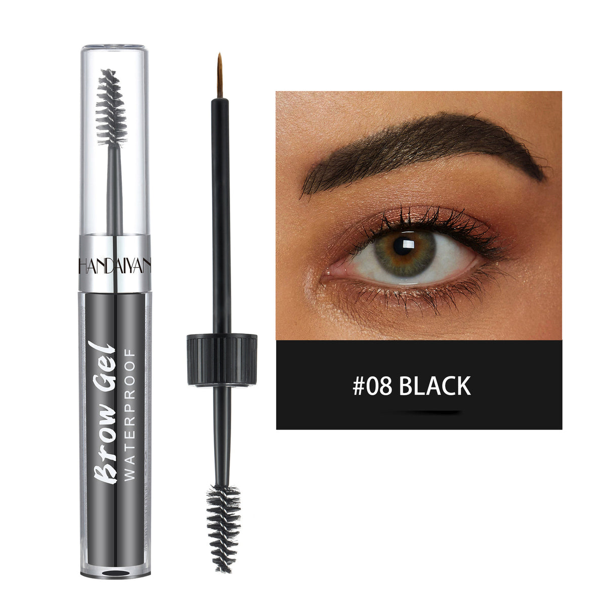 Dual-Ended Eyebrow Liner Waterproof & Smudge-Proof · Quick-Dry Brow Pen & Tint