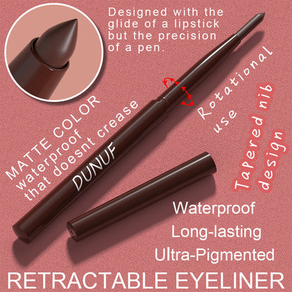 Waterproof Eyeliner Pencil - Longwear, Smudge-Proof, Quick-Dry Gel Formula