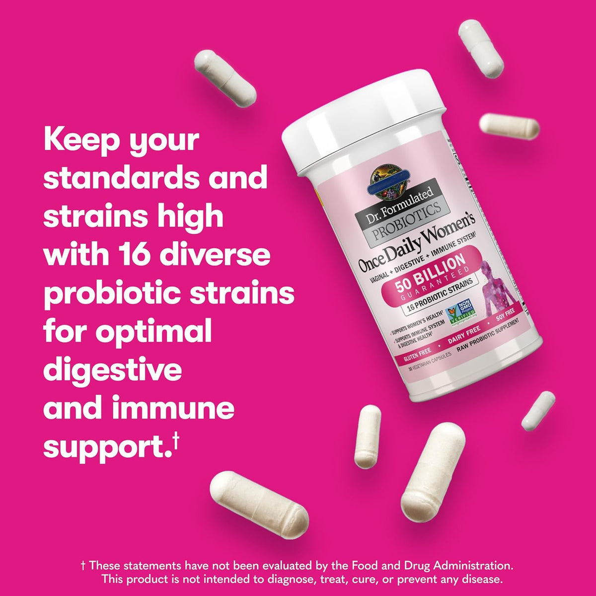 Womens Probiotic 30 Capsules for Vaginal Health and Urinary Support 10 Strains