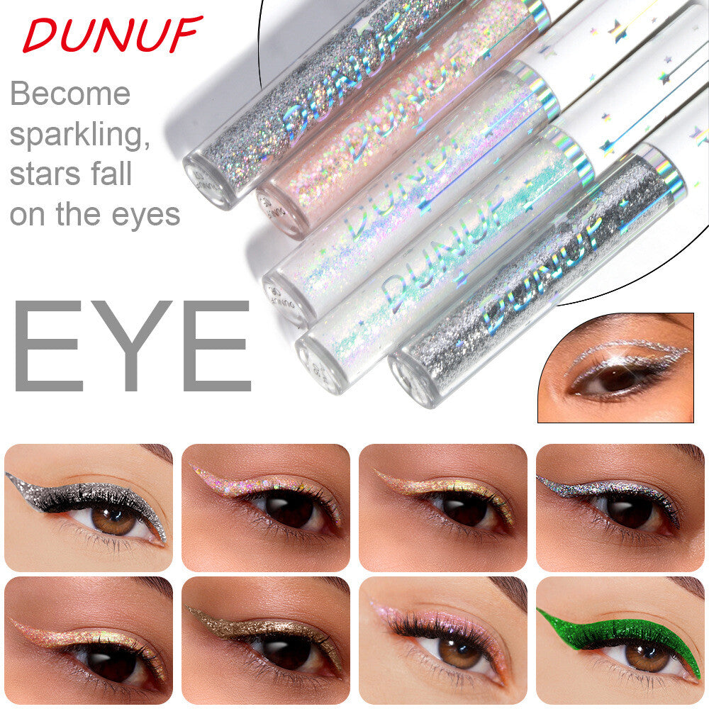 Long-lasting Shiny Glitter Liquid Eyeliner With 18 Colours Sequined eyeliner