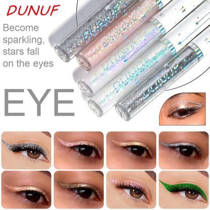 Long-lasting Shiny Glitter Liquid Eyeliner With 18 Colours Sequined eyeliner