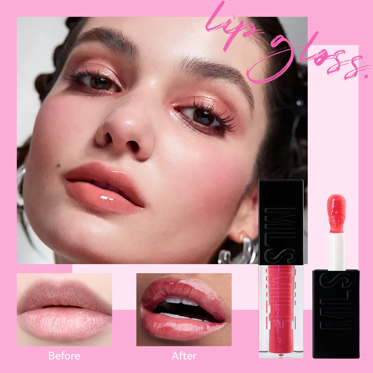 6 Colors Lip Gloss Set Mirror Glossy Hydrating Shiny Lip Oil Lip Balm Waterproof