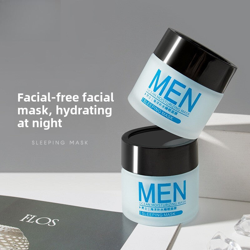 70g Skin Care Skin Masks for Men Moisturizing Cleansing Water Sleeping Mask