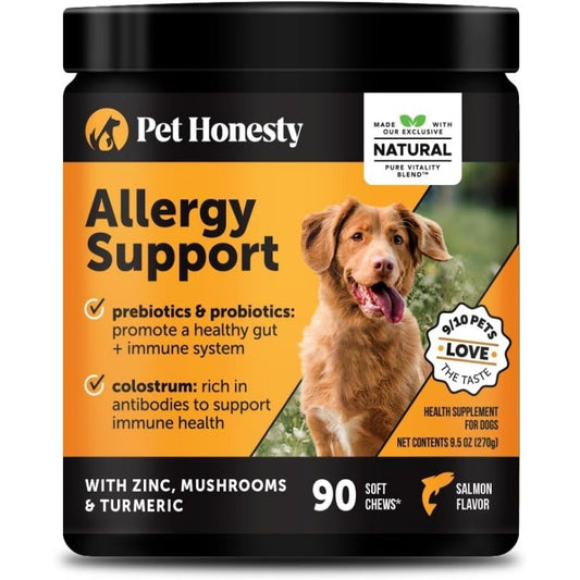 Dog Allergy & Itch Relief Supplement with Probiotics, for Skin & Paw Health