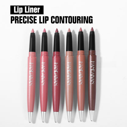 Matte Lip Liner Pencil 💋 Long Lasting & Smudge Proof 🌸 Waterproof Lipstick Pen