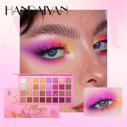 32-Color Eye shadow Palette Pro Matte & Shimmer Pigmented Eyes Makeup for Women