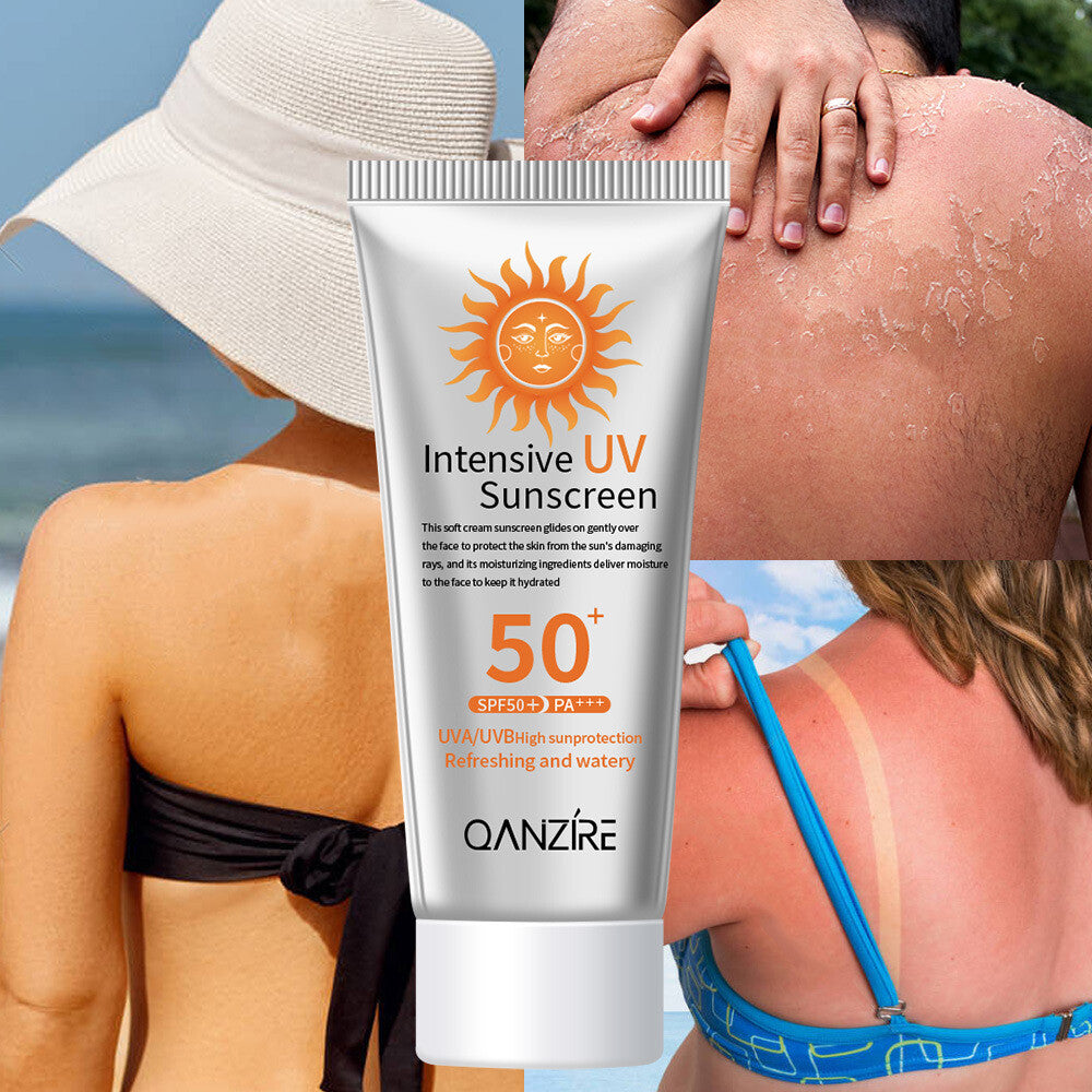 QANZIRE UV Sun Protection Sunscreen Skincare Milk SPF50+ PA+++ 1.8oz