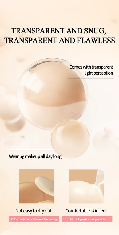 Full Coverage Cushion BB Tinted Moisturizer - Waterproof Brightening Contour