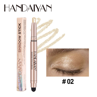 Shimmer Pearl/glitter finish Eye Shadow Liner 1-step application Waterproof