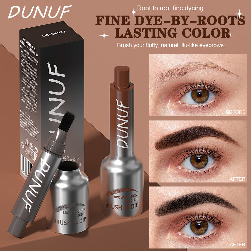 2-Color Waterproof Eyeliner Mascara - Natural Gradient, 24H Smudge-Proof