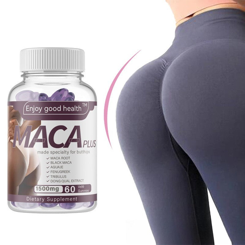 3PACK Booty Enhancement Gummies for Natural Lift Skin Firming with Herbal Blend