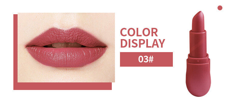 Hydrating Matte Lipstick 💋 Long Lasting & Waterproof 🌸 Non-Stick Smudge Proof