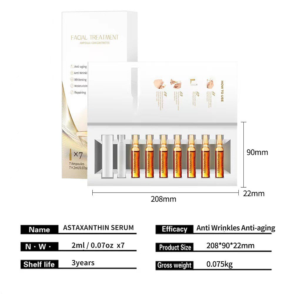 Niacinamide Hyaluronic Acid Serum 7pcs/Set Anti-Aging Brightening Lightening
