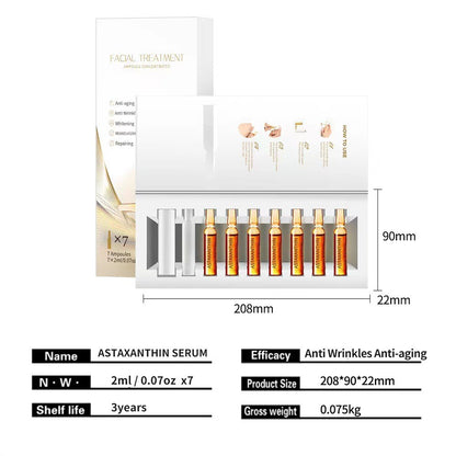Niacinamide Hyaluronic Acid Serum 7pcs/Set Anti-Aging Brightening Lightening