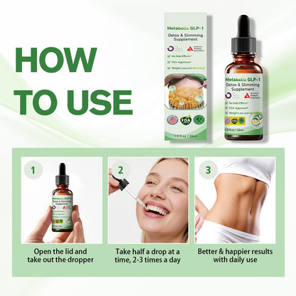 Advanced Herbal Slimming Drops for Natural Weight Loss & Skin Firming