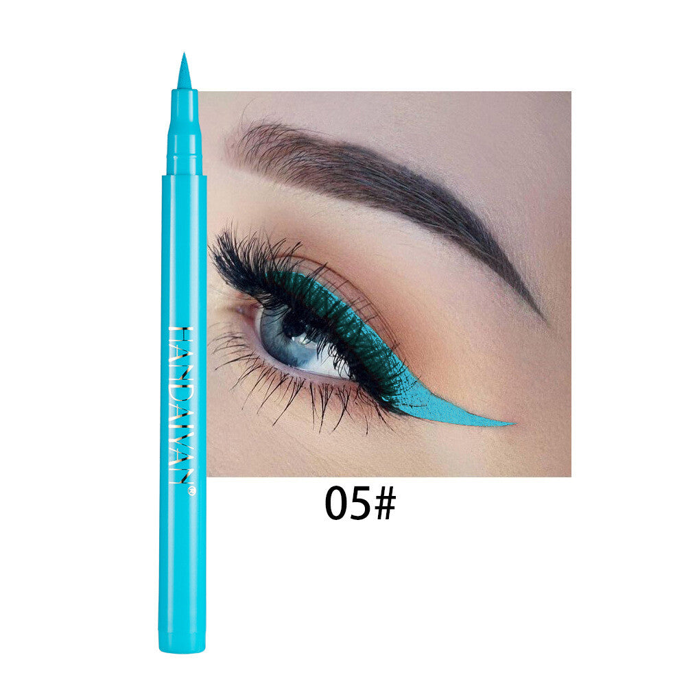 Colorful Eyeliner Eye Pencils - Ultra-Fine Tip, Waterproof, Smudge-Proof