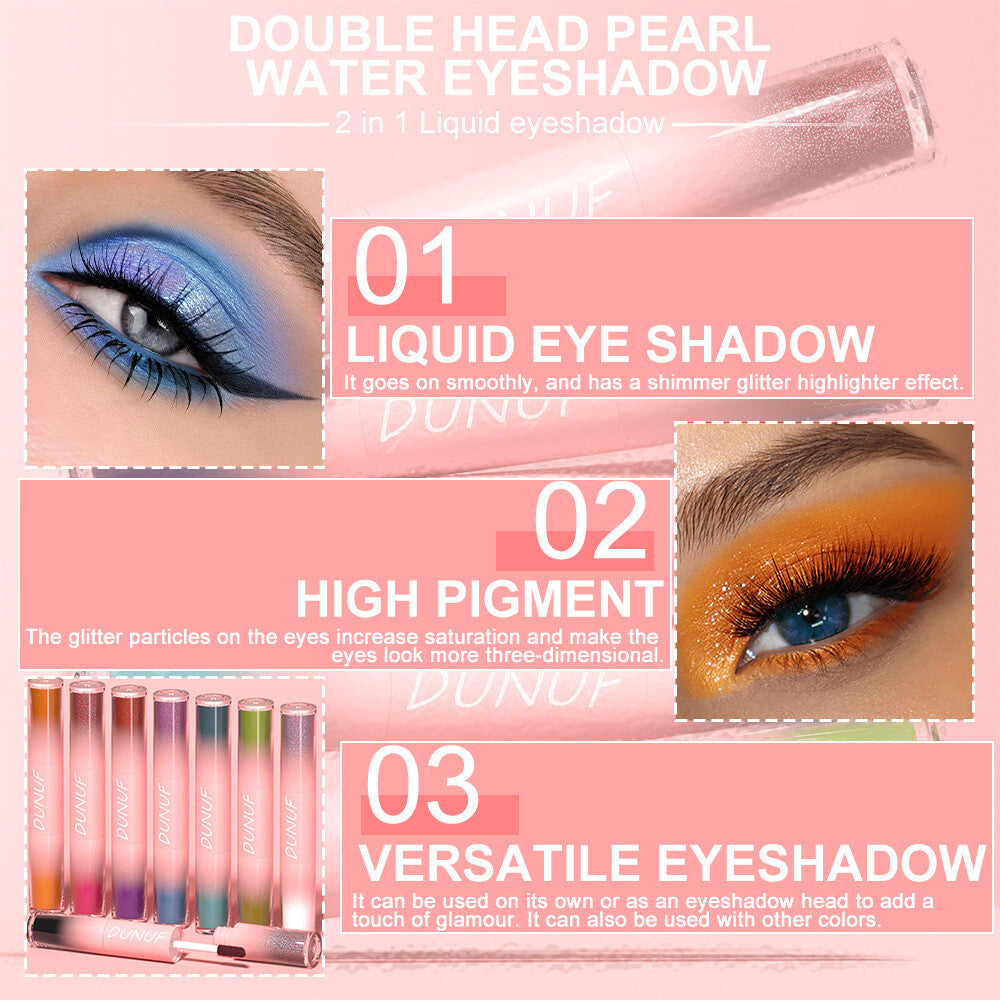 Dual-Ended Eye Shadow Pencil - Metallic + Sparkle, Longwear, Quick Blend