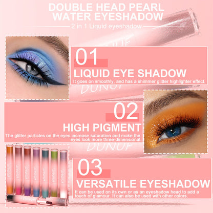 Dual-Ended Eye Shadow Pencil - Metallic + Sparkle, Longwear, Quick Blend