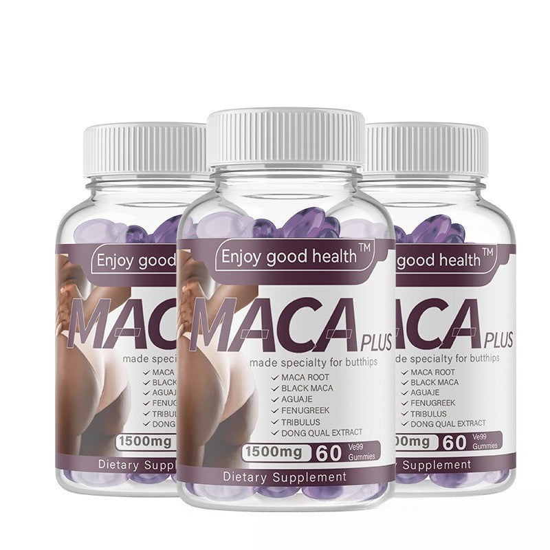 Booty Lift Gummies with Natural Herbs for Butt Enhancement and Skin Firming