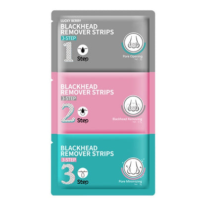 Professional 3-Step Blackhead Solution - For Visibly Cleaner and Smoother Skin