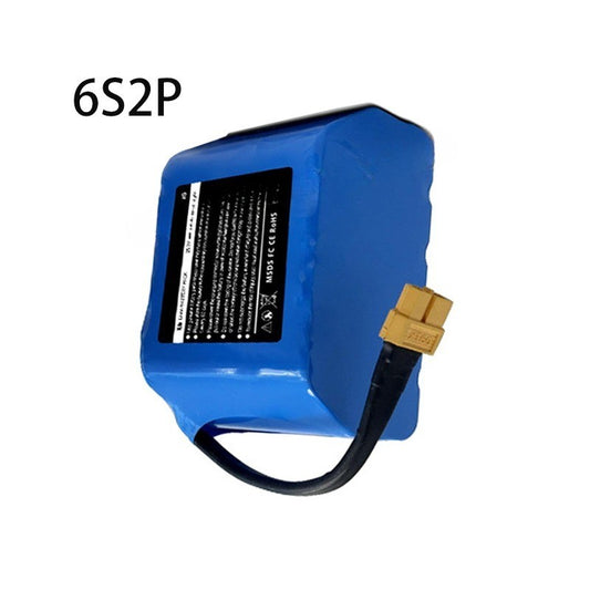 25.2V 4Ah 6S2P Li-ion Battery Pack with BMS for Scooter E-Bike