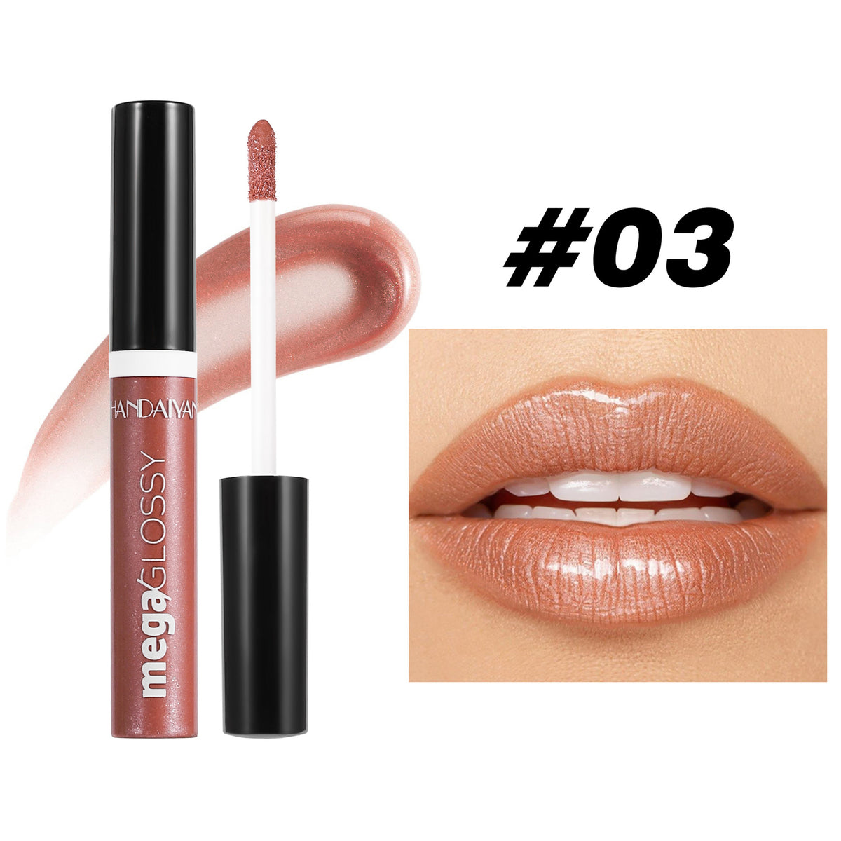 Lip Gloss Pearlescent Lip Glaze - Long-Lasting, Hydrating Liquid Lipstick