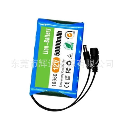 12V 50Ah 3S2P Li-ion Rechargeable Battery for CCTV Security Camera E-bike