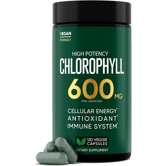 Chlorophyll Capsules Internal Body Purification Natural Detoxification Support