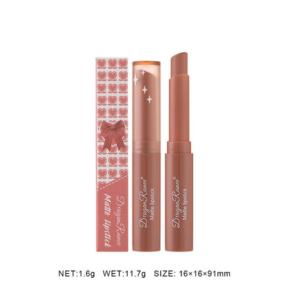Matte Velvet Lipstick & Lip Liner - Nude & Red Waterproof Long lasting