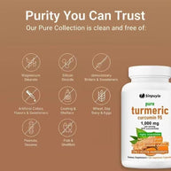 Sinpuyle Pure Turmeric Curcumin 95 Supplement-1 Bottle 1000mg 120 Capsules