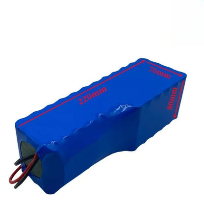 24V 32Ah Rechargeable Li-ion Battery Pack 7S6P BMS for DIY Boat Power E-bike
