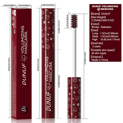 Colorful Waterproof Mascara Volumizing Lengthening Curl Lift Makeup for Women