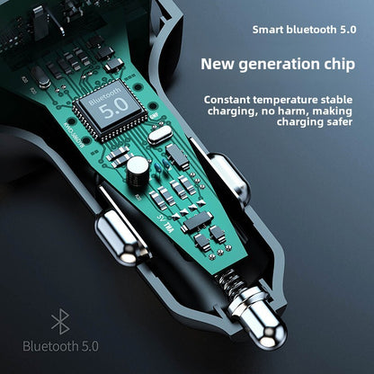 新款蓝牙mp3车载充电器播放器 多功能有线车载fm发射器usb车充