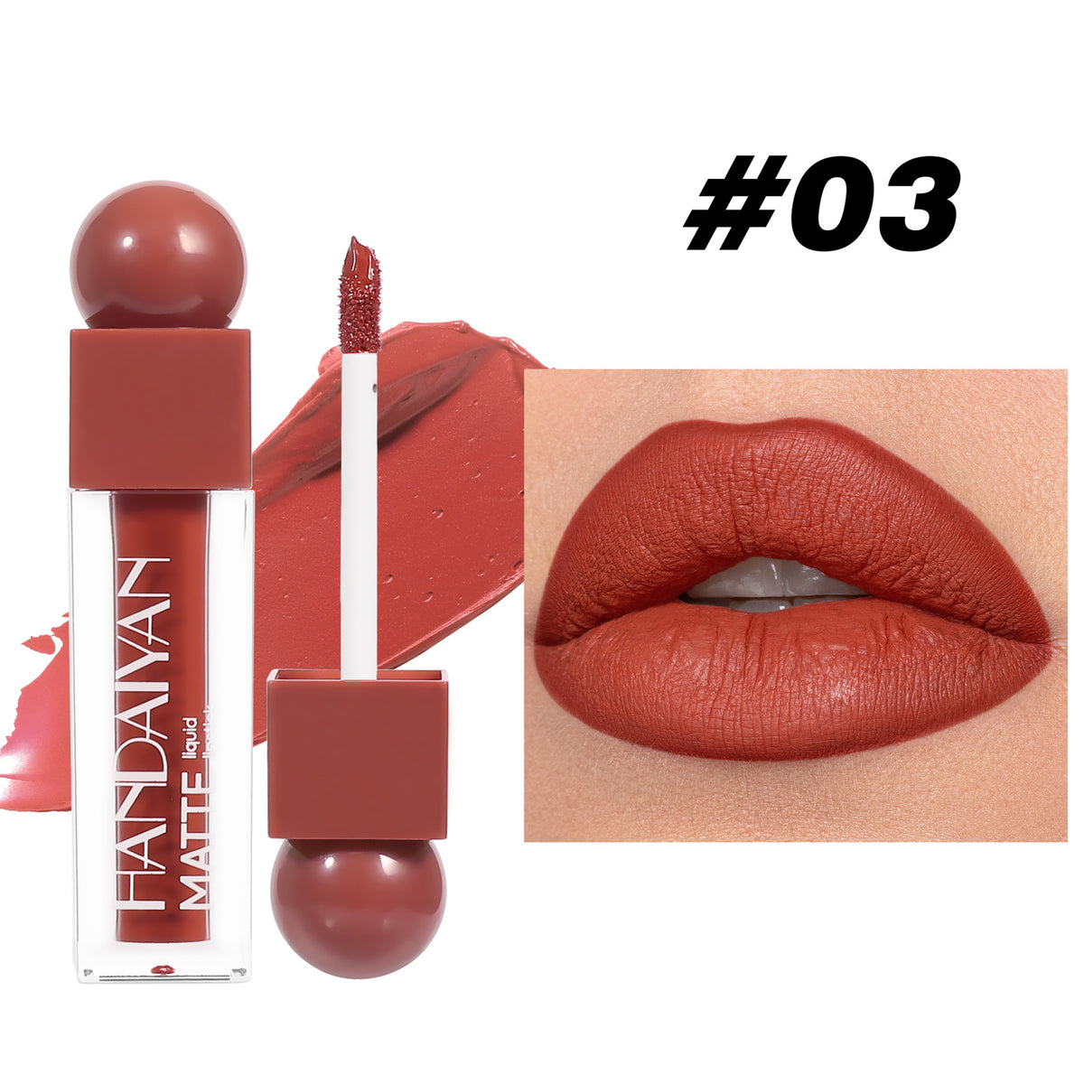 Matte Square Lip Gloss - Waterproof Transfer-Proof Long Lasting Liquid Lipstick