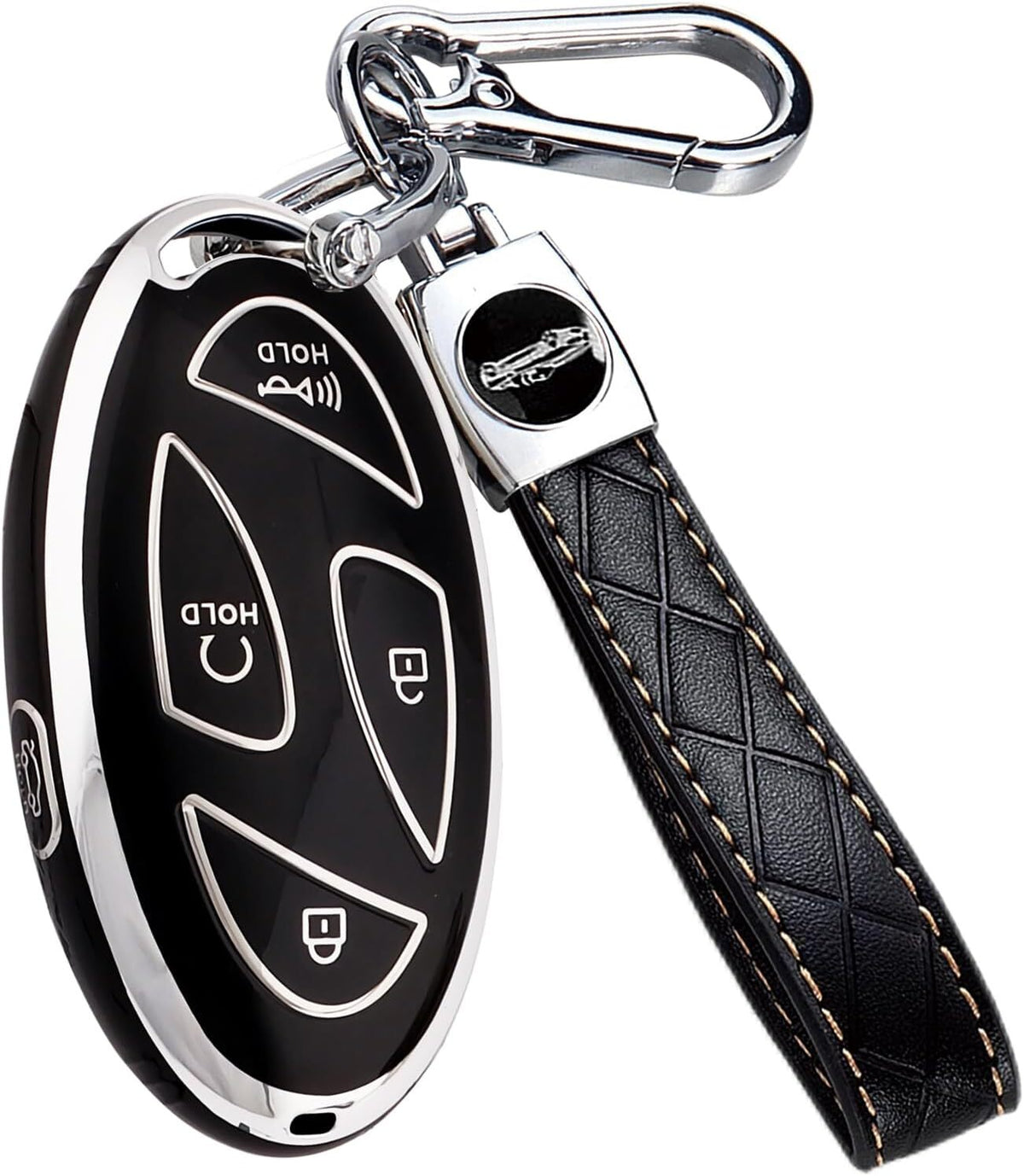 Key Fob Cover for Hyundai with Keychain Soft TPU Key Case Shell for Hyundai Key
