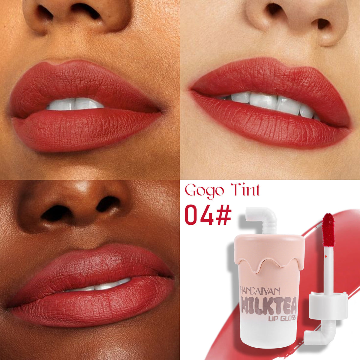 Lip & Cheek Tint - Liquid Lipstick Waterproof Long Lasting Lip Gloss