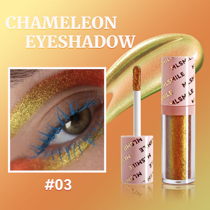 Chameleon Liquid Eyeshadow - Shimmer Metallic Shift, Iridescent Glitter Makeup