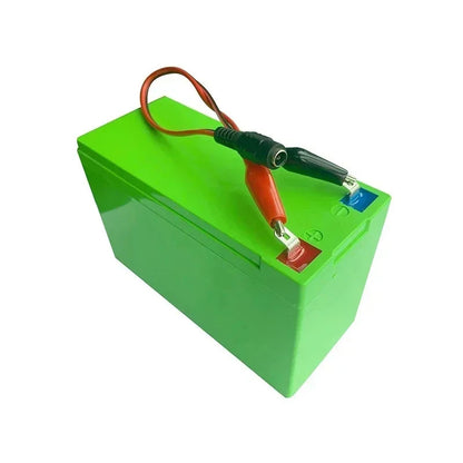 12V 50Ah Rechargeable Li-ion Battery w/ BMS & Display for Kid Scooters