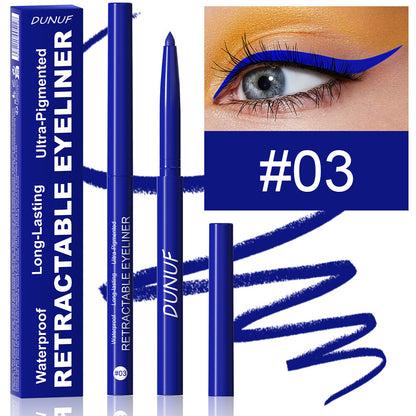 Waterproof Eyeliner Pencil - Longwear, Smudge-Proof, Quick-Dry Gel Formula
