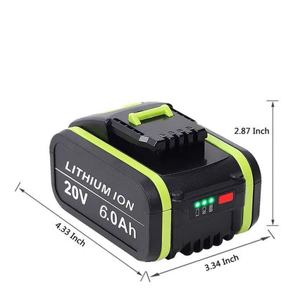 Compatible with Worx WA3551 WG169 WA3516 20V Li-ion Battery for Power Drill