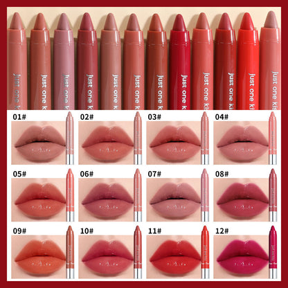 Hydrating Lipstick & Lip Liner - Nude & Rosewood Matte Waterproof Long Lasting