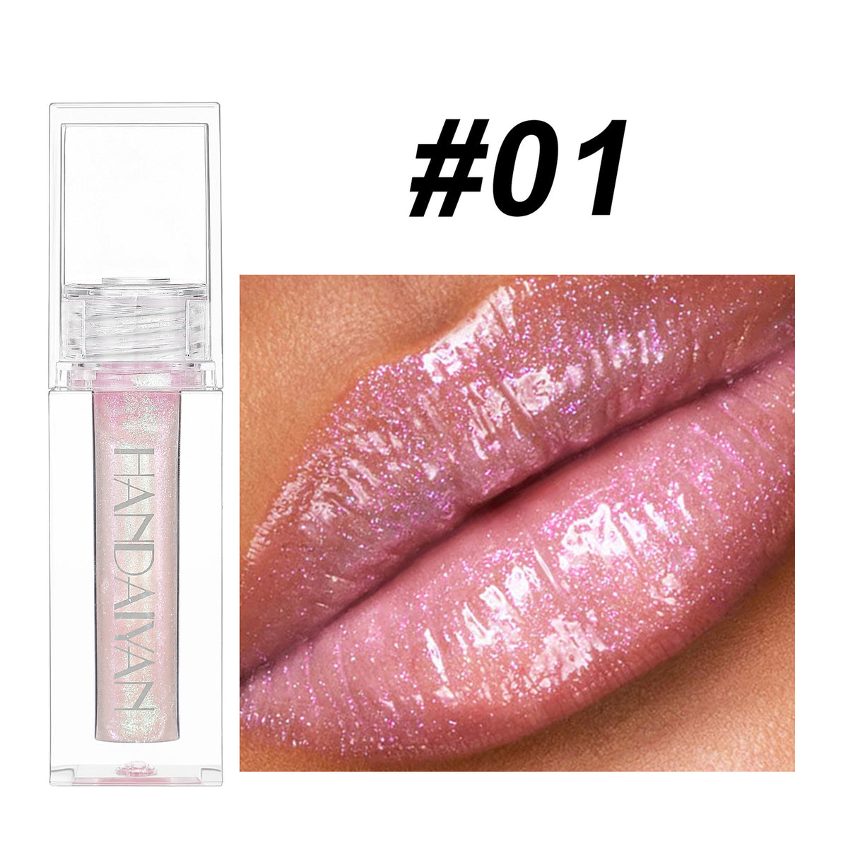 Color-Changing Shimmer Lip Gloss Moisturizing Long lasting Liquid Lipstick