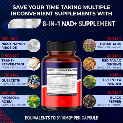 2 bottle Niacinamide Capsules 500mg 60 Count Cellular Energy Metabolism Support